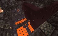A bastion and fortress fused together (Image via Minecraft)